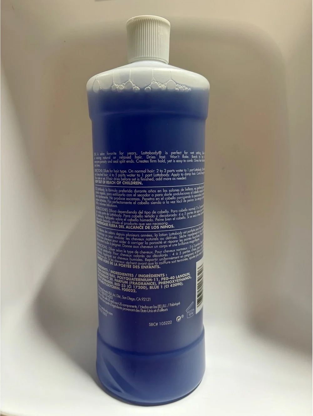Lottabody Setting Lotion Professional Concentrated Formula 32 Fl Oz